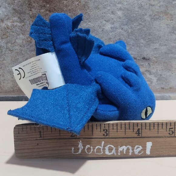 Toothless Night Fury Dragon Blue MIni Plush Toy 2010 - Picture 9 of 12